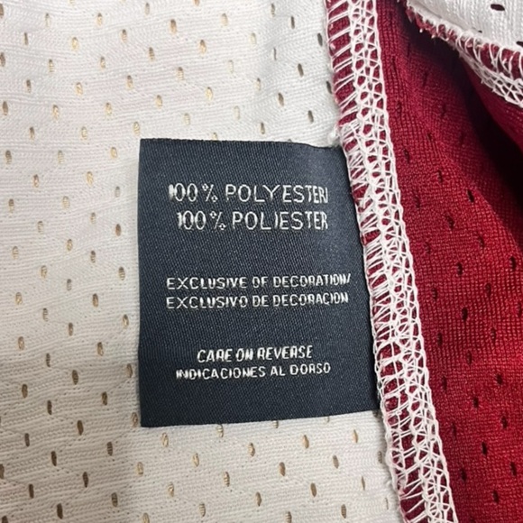 Pro Edge Indiana Jersey - White and Red - Picture 6 of 6